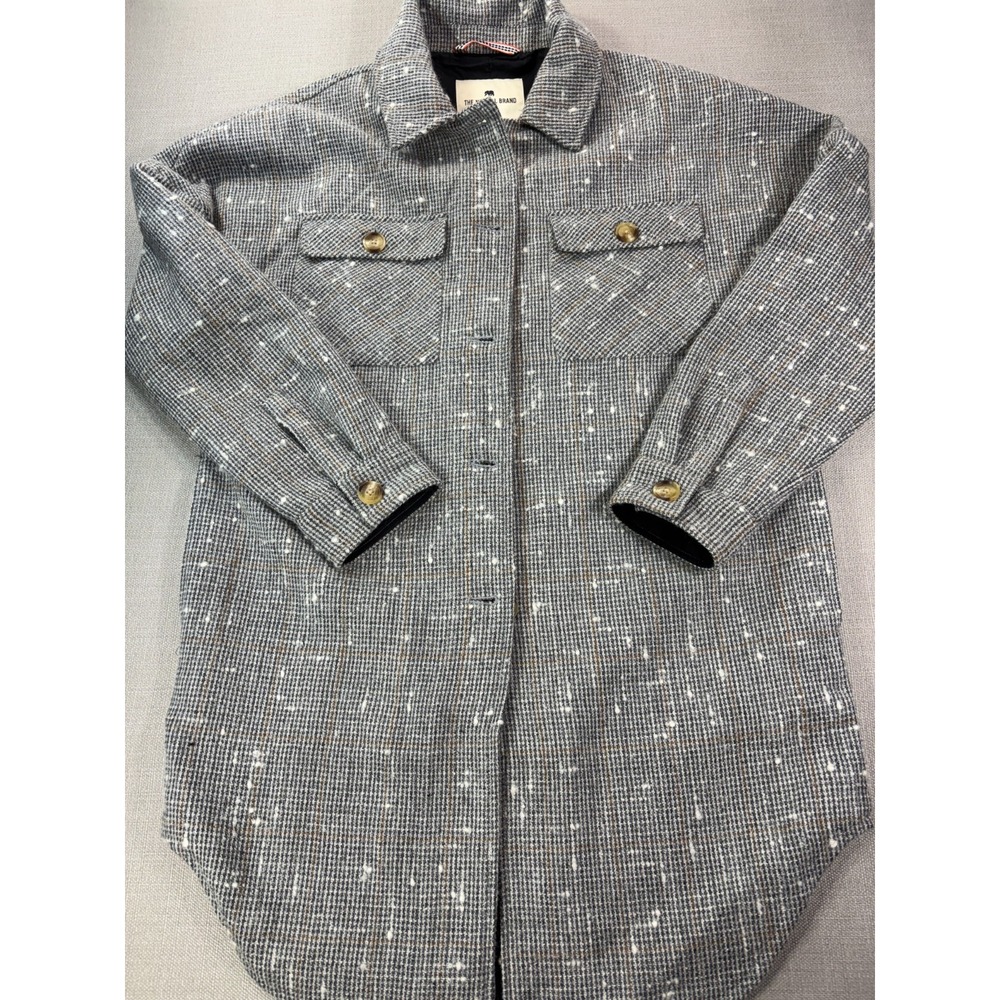 The Normal Brand NWT Women's Frieda Graystone Plaid Shacket Size Medium